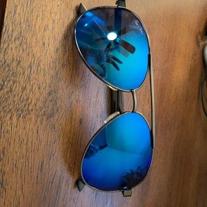 Aviator Maui Jim blue hawaii lenses